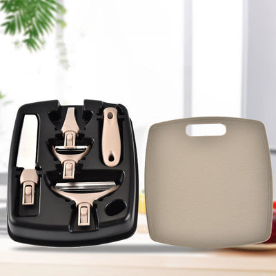 Multi-function Kitchen Peeler Set Stainless Steel Cutter Board Tools