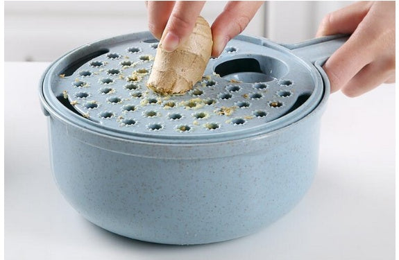 8 In 1 Mandoline Slicer Vegetable Cutter Potato Peeler Grater Strainer