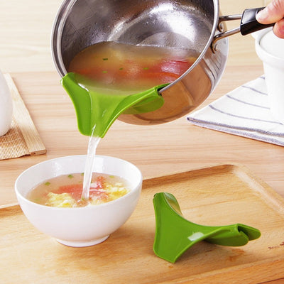 Silicone Soup Funnel For Easy Pouring Kitchen Tool