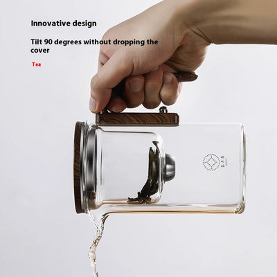 Glass Tea Infuser Teapot With Magnetic Separation Filtration