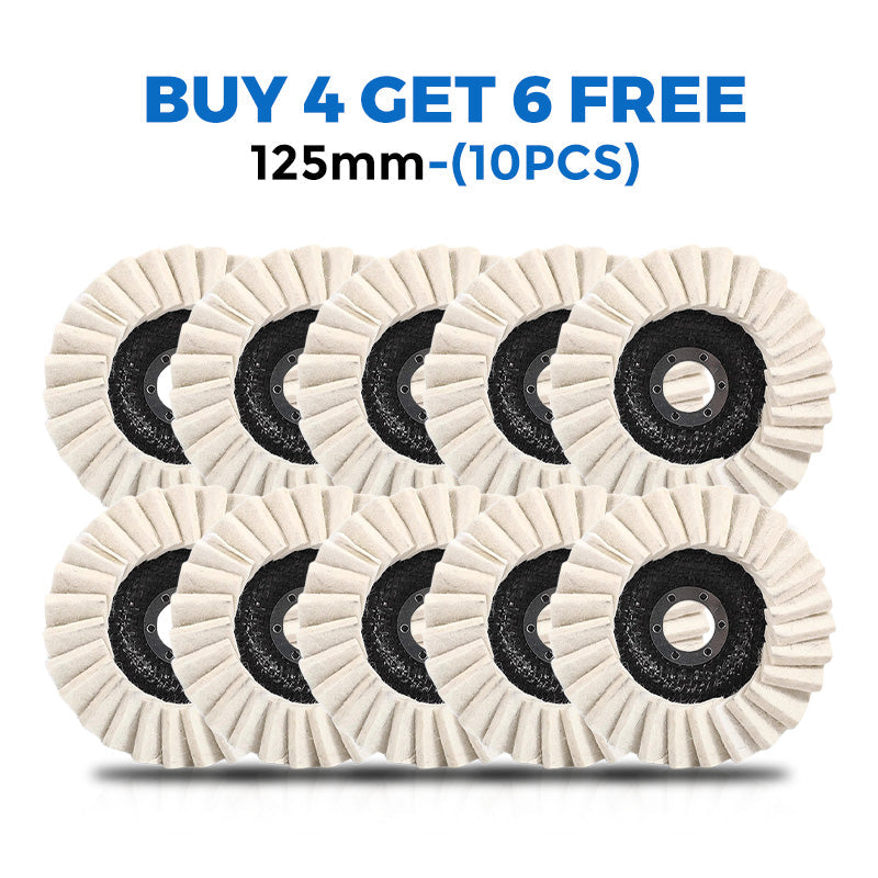 Wool Felt Polishing Disc Flap For Effective Surface Finishing