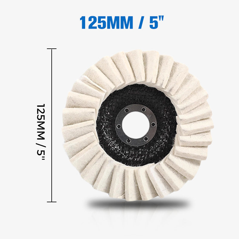 Wool Felt Polishing Disc Flap For Effective Surface Finishing
