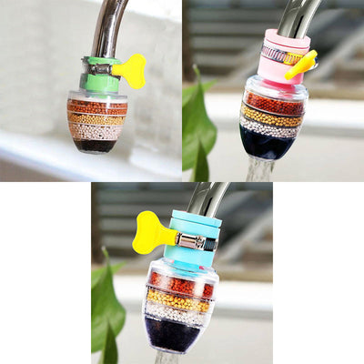 Rotating Splash Proof Water Saving Faucet Nozzle Filter
