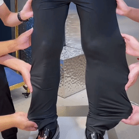 Men's Stretch Pants Classic Comfortable Fit Flexible Fabric