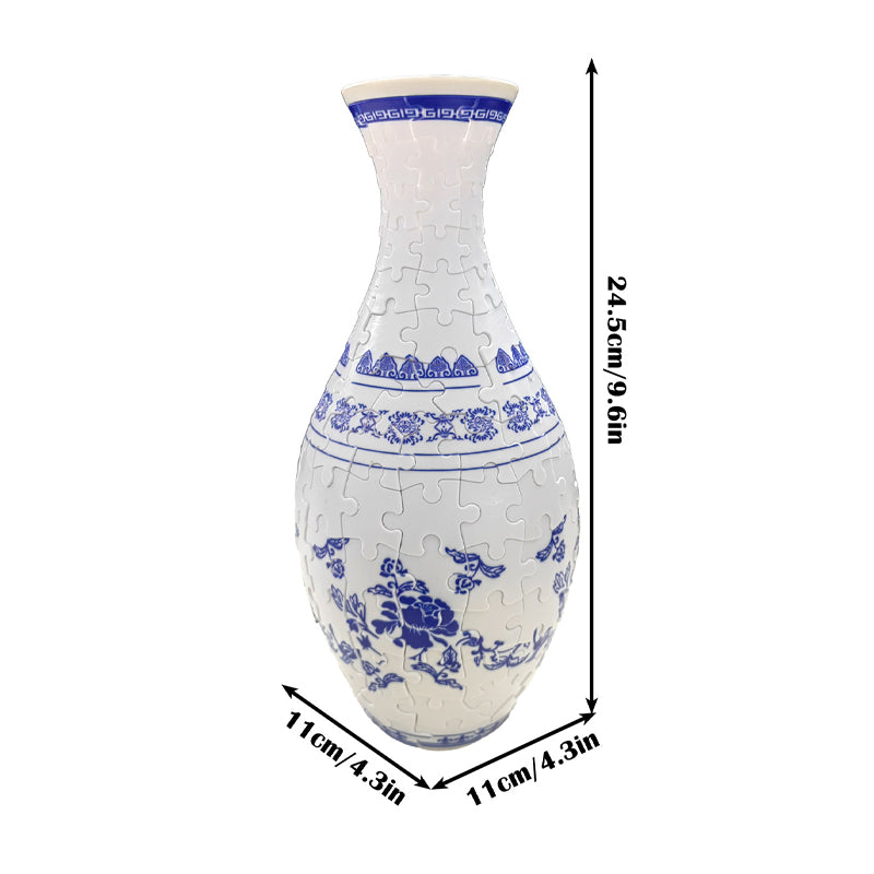 3D Puzzle Vase Creative Decorative Floral Design Kit