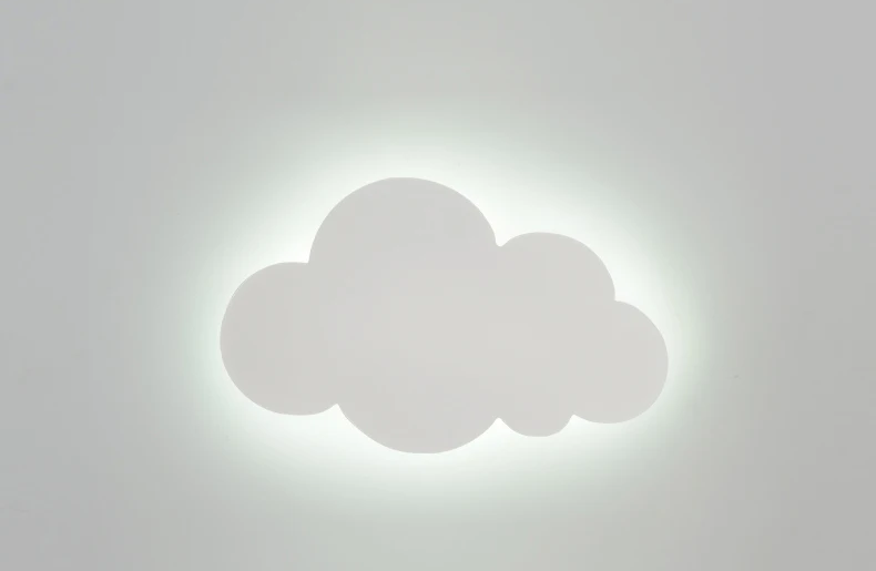 LED Cloud Wall Lamp Warm Glow Touch Control For Baby Room Decor