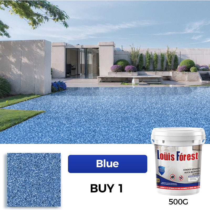Epoxy Floor Coating With Glossy Marble Finish For Durable Protection