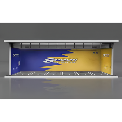 Miniature Car Garage For 1:24 1:43 And 1:64 Model Cars