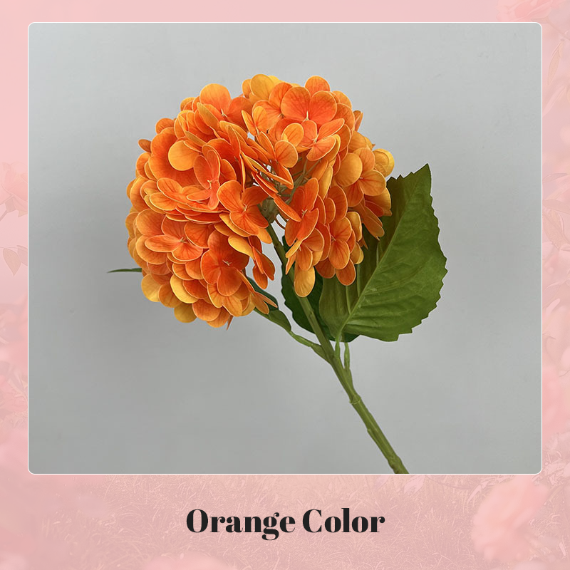 3d Hydrangea Artificial Flower Realistic Decorative Bloom