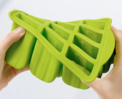 Silicone Popsicle Molds With Wooden Sticks For Kids Snacks