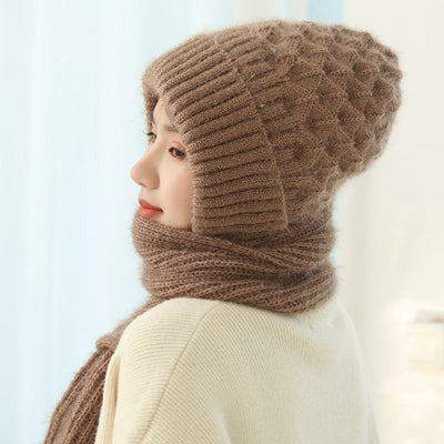 Comprehensive Ear Protection Windproof Hat Scarf For Cold Weather