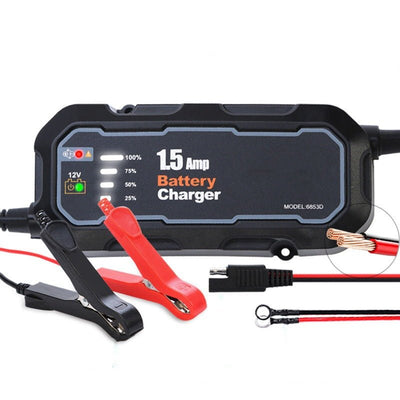 Portable Car Battery Charger 12 Volt Quick Charge Compact Design
