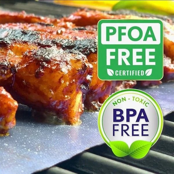 Cuttable Non-Stick BBQ Grill Mat For Easy Outdoor Cooking