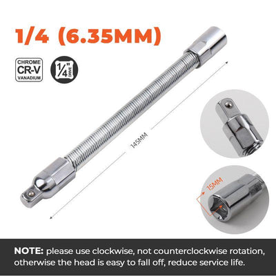 Flexible Extension Rod For Ratchet Wrench Universal Electric Sleeve