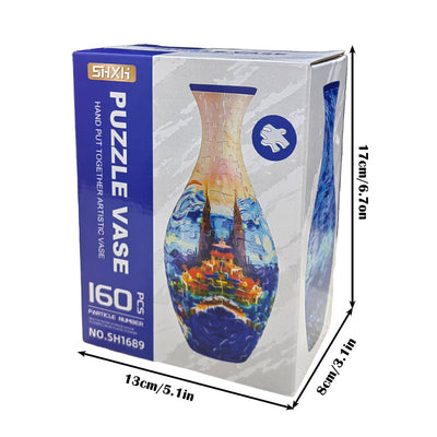 3D Puzzle Vase Creative Decorative Floral Design Kit