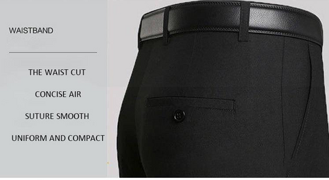 Men's Stretch Pants Classic Comfortable Fit Flexible Fabric
