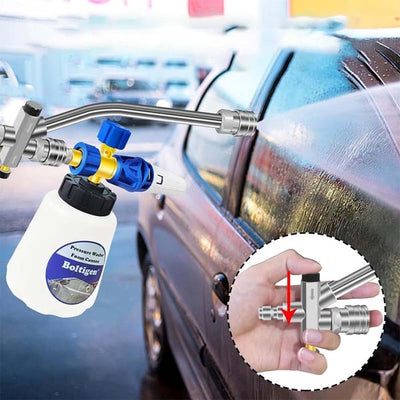 Foam Cannon Dual Connector Accessory For Efficient Car Washing