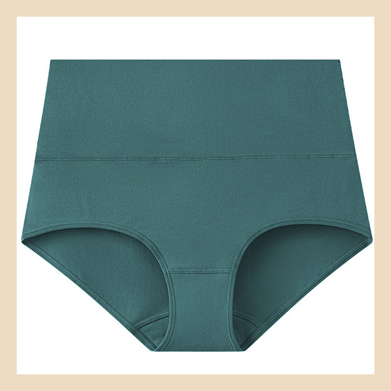 Women's High Waist Cotton Underwear Comfortable Lightweight Breathable