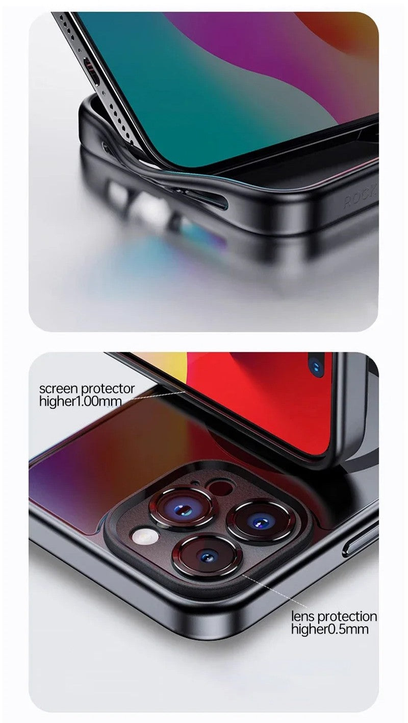 E-Ink Screen Phone Case Shockproof Cover With Selfie Projection For IPhone