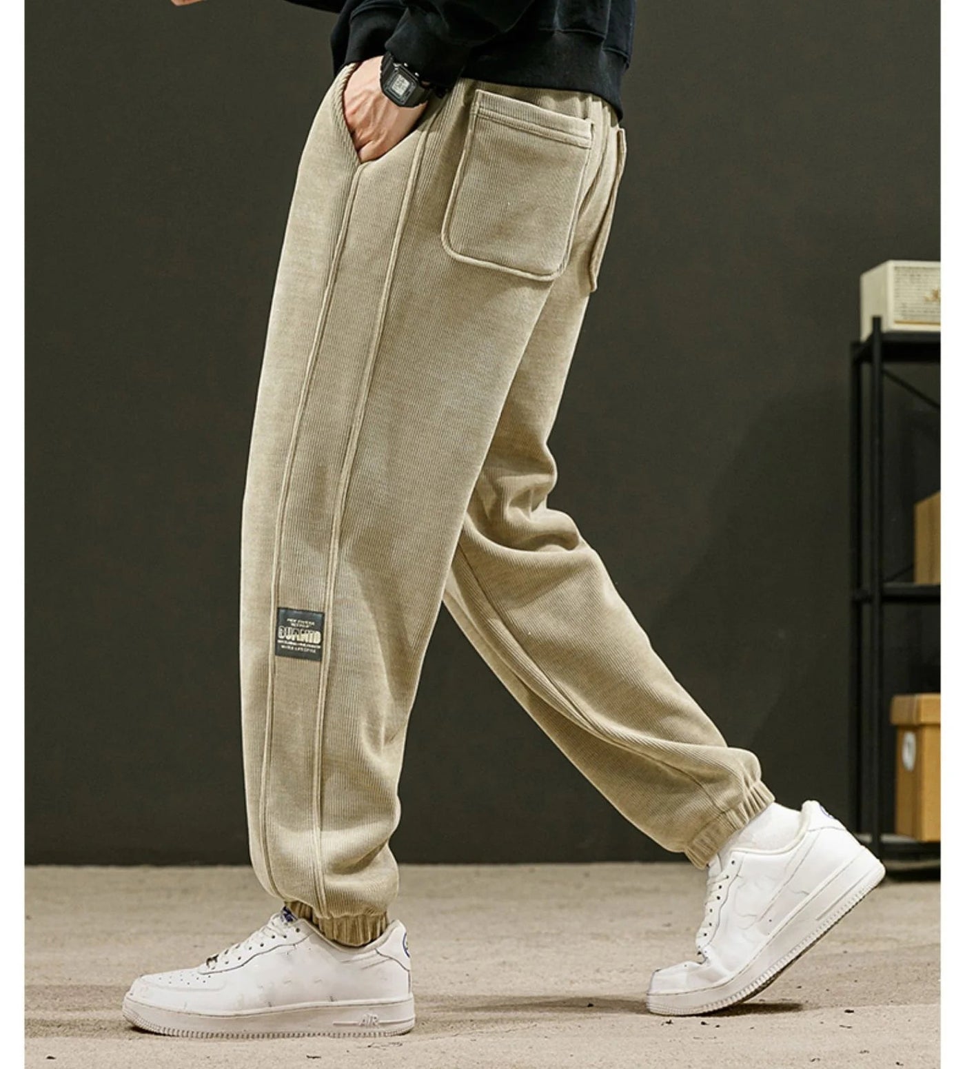 Men's Corduroy Pants Soft Casual Comfortable Trousers