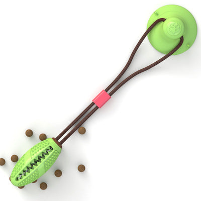 Dog Suction Cup Tug Toy Interactive Chew Ball For Teeth Cleaning