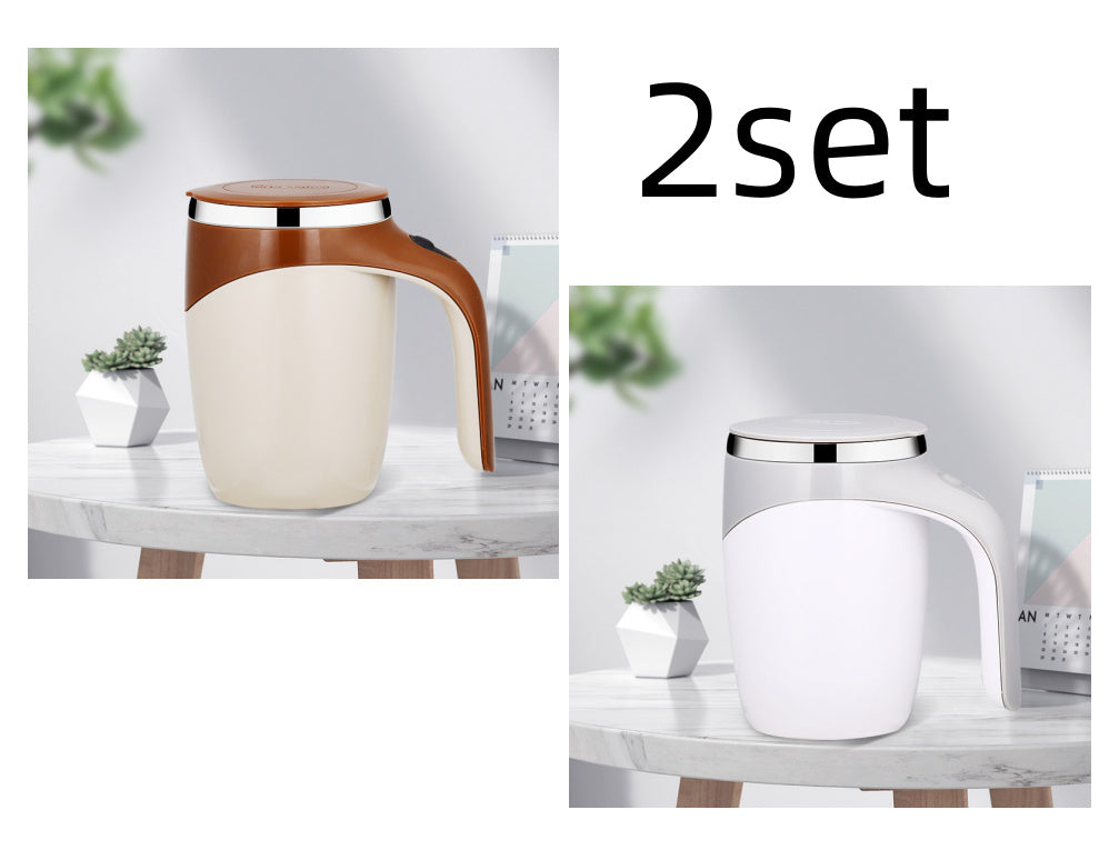 Rechargeable Automatic Stirring Cup Electric Magnetic Milkshake Mixer