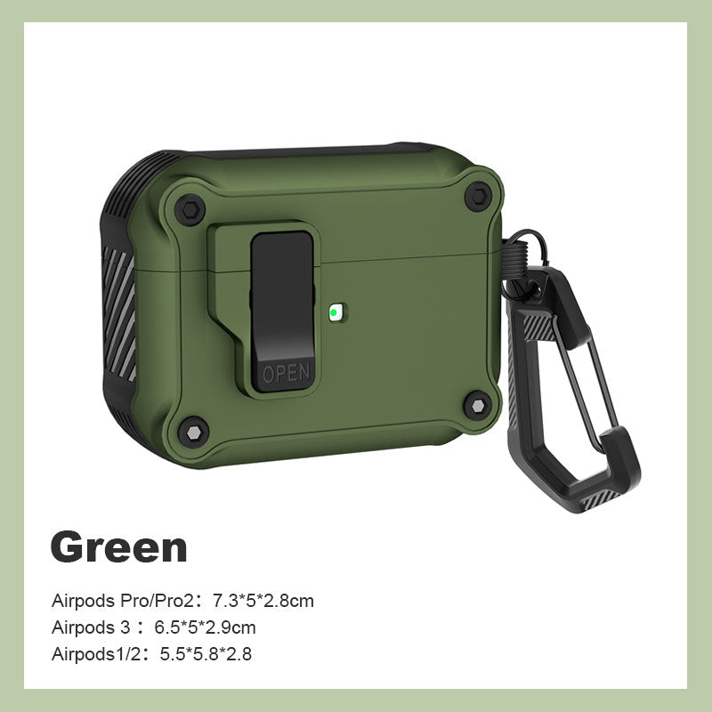 AirPods Second Generation Case Protective Mecha Headphone Set