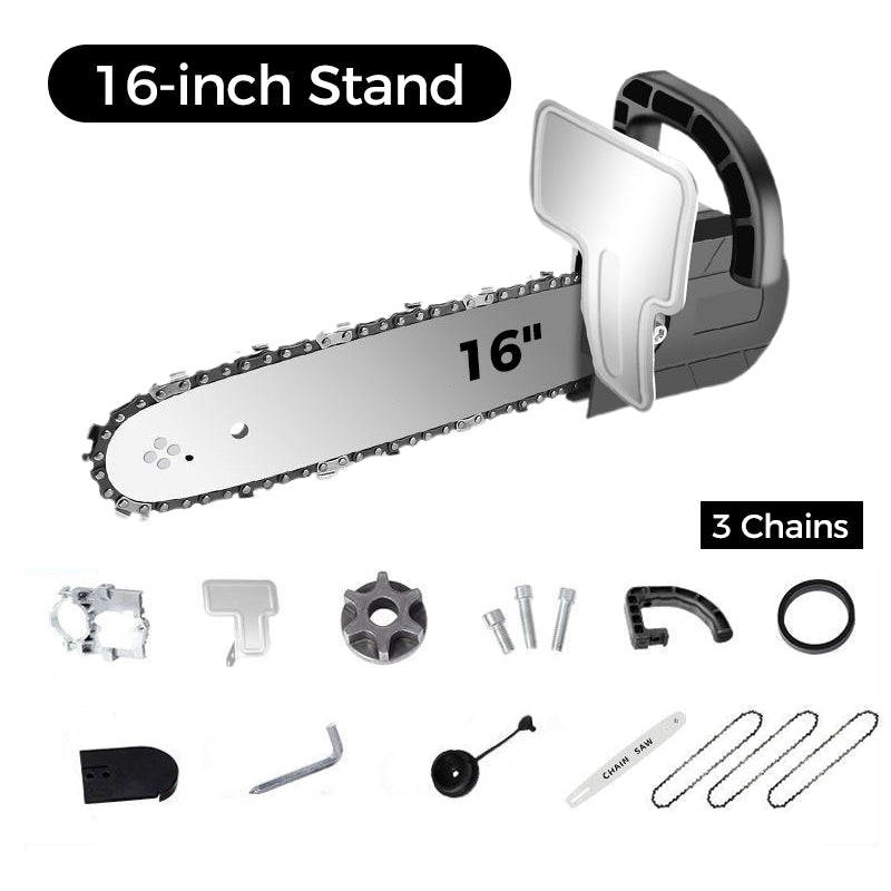 Electric Chain Saw Converter Attachment For Angle Grinder Tool