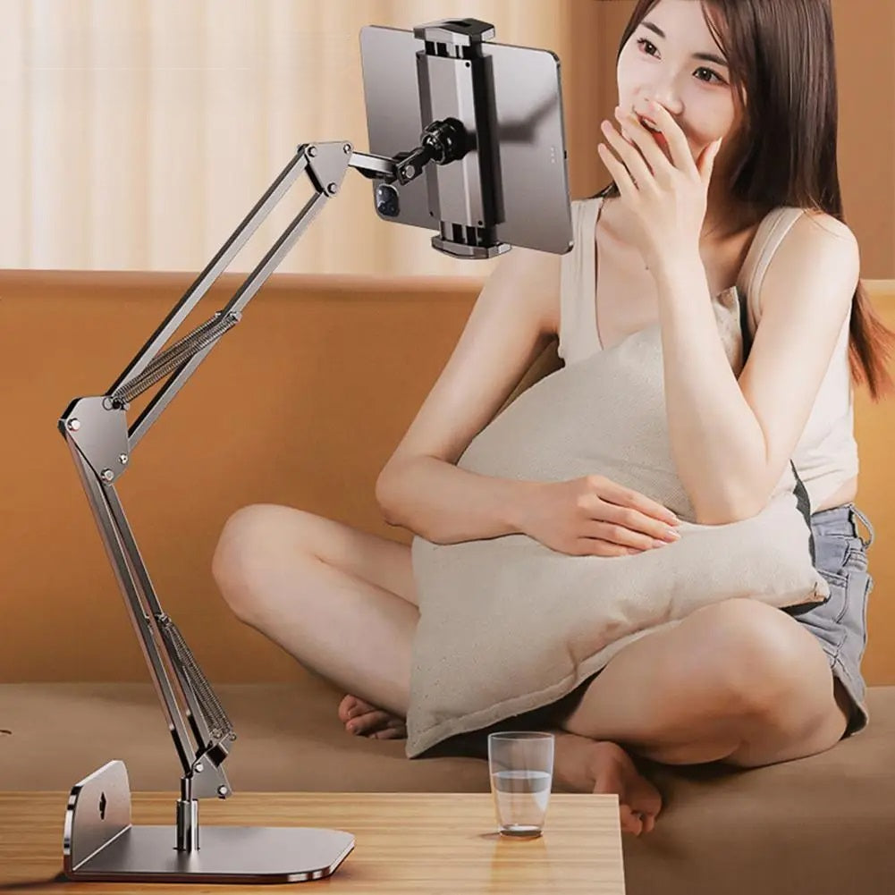Adjustable Phone And Tablet Holder With Flexible Arm For Hands-Free Use