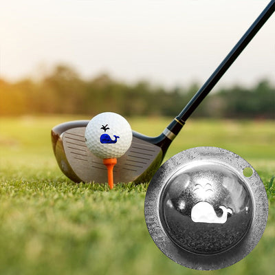Stainless Steel Golf Ball Marker With Tin Cup Design