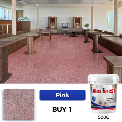 Epoxy Floor Coating With Glossy Marble Finish For Durable Protection