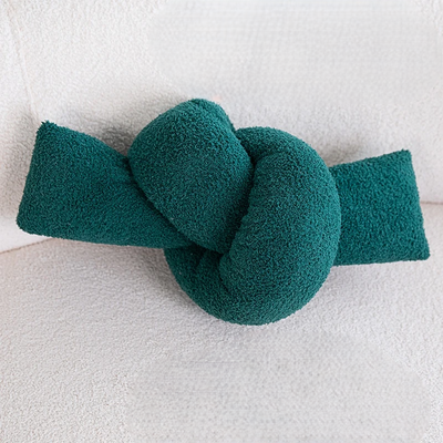 Plush Chain Knot Pillow Soft Decorative Cushion For Sofa And Home
