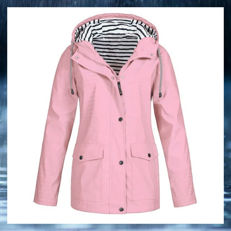 Waterproof And Windproof Jacket Lightweight Outdoor Raincoat For Men Women