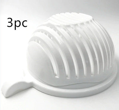 Creative Salad Cutter Bowl For Easy Fruit And Vegetable Preparation