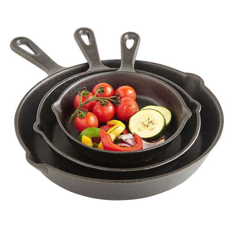 Cast Iron Skillet Set Durable Cookware For Versatile Cooking