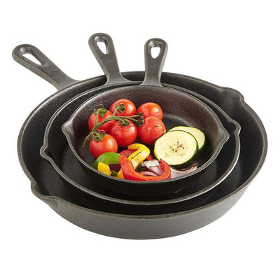 Cast Iron Skillet Set Durable Cookware For Versatile Cooking