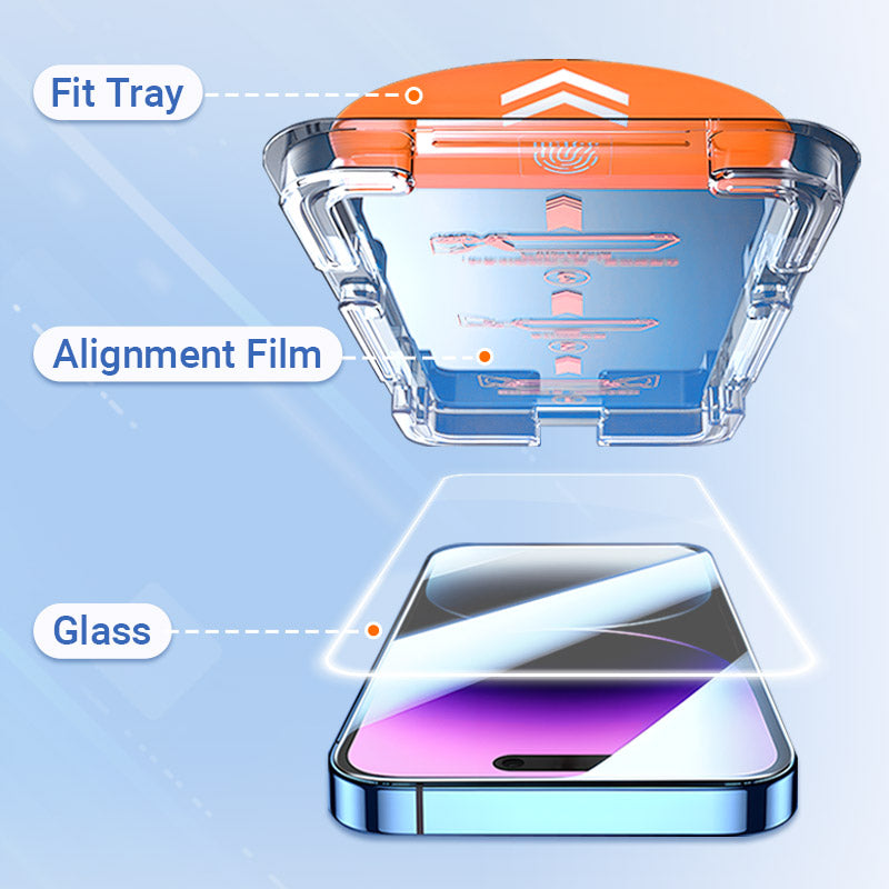 Tempered Glass Screen Protector For IPhone With Anti-Peeping And Dust Removal