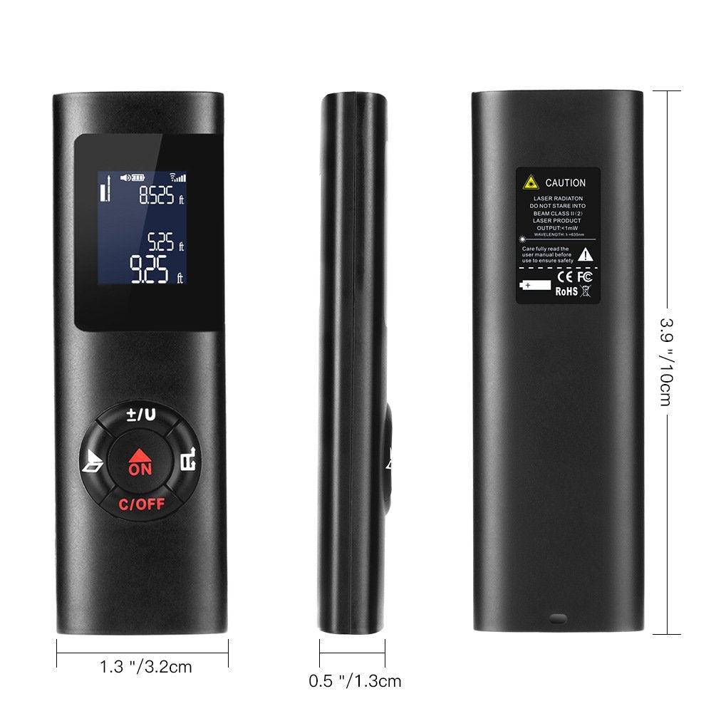 Laser Distance Meter Accurate Measuring Tool For Construction And Home