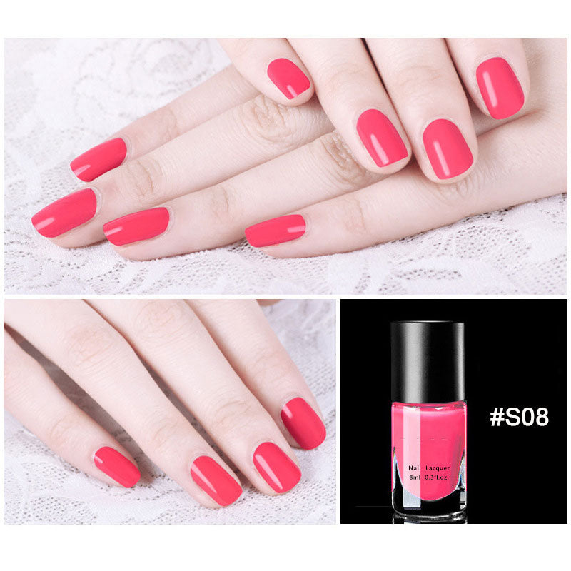 Removable Nail Polish Quick Dry Long Lasting Baking Free Formula