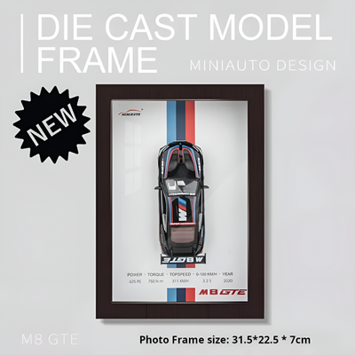 Sports Car Wall Art Diecast Car Frame Decoration