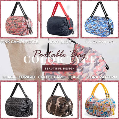 Foldable Travel Shopping Bag Portable Lightweight One-shoulder Tote