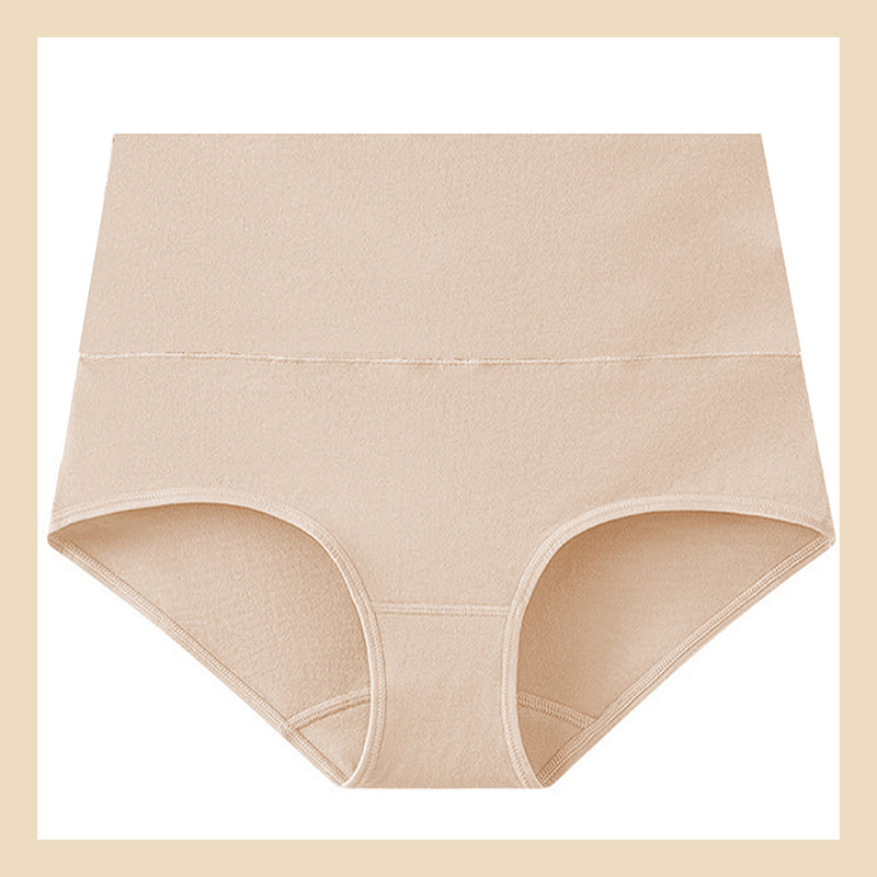Women's High Waist Cotton Underwear Comfortable Lightweight Breathable