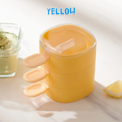 Multi-Layer Ice Cream Mold For Creative Frozen Treats Making