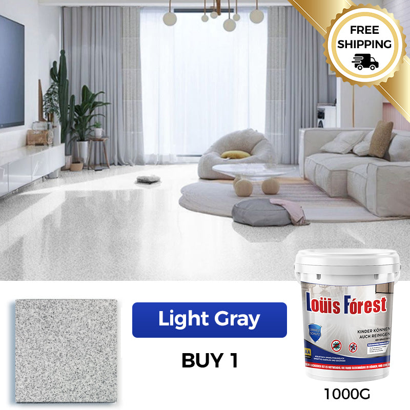 Epoxy Floor Coating With Glossy Marble Finish For Durable Protection
