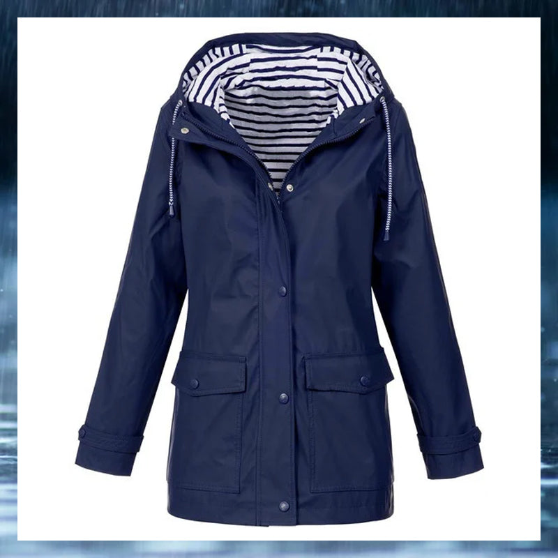 Waterproof And Windproof Jacket Lightweight Outdoor Raincoat For Men Women