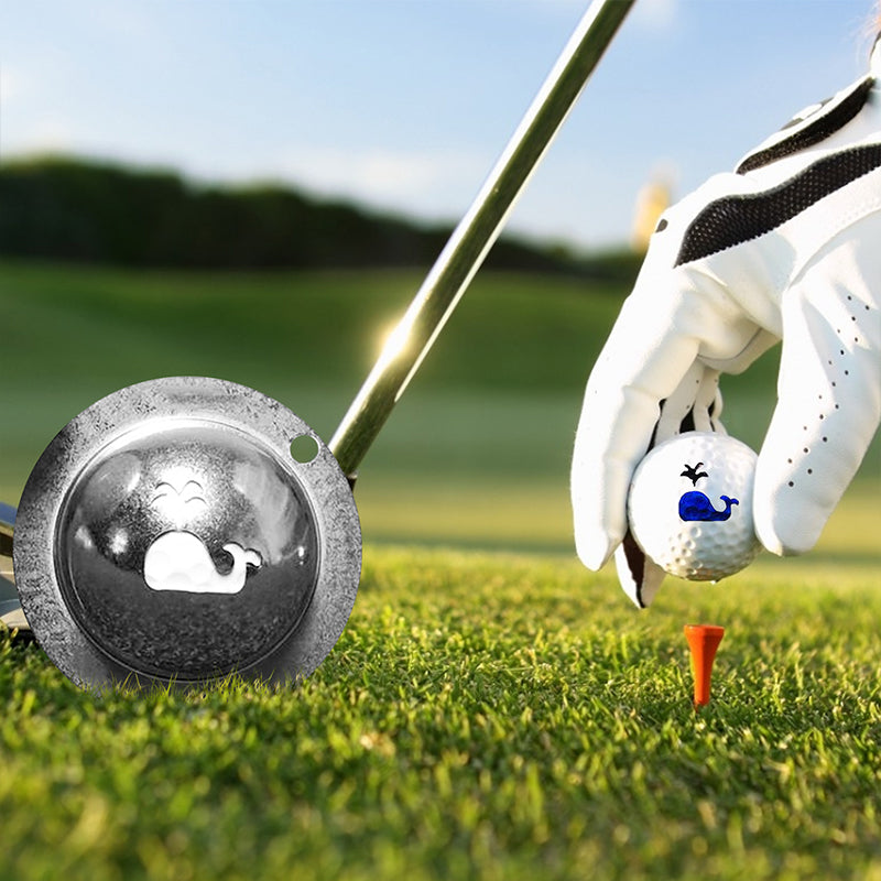 Stainless Steel Golf Ball Marker With Tin Cup Design