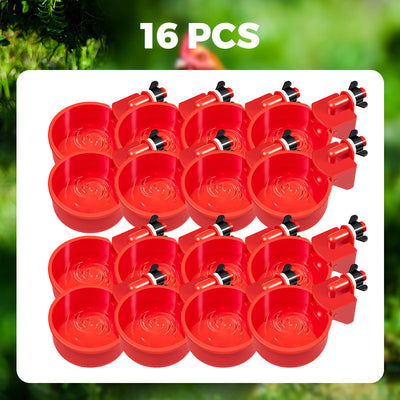 5/16 Inch Thread Automatic Poultry Water Cups Durable Farm Use