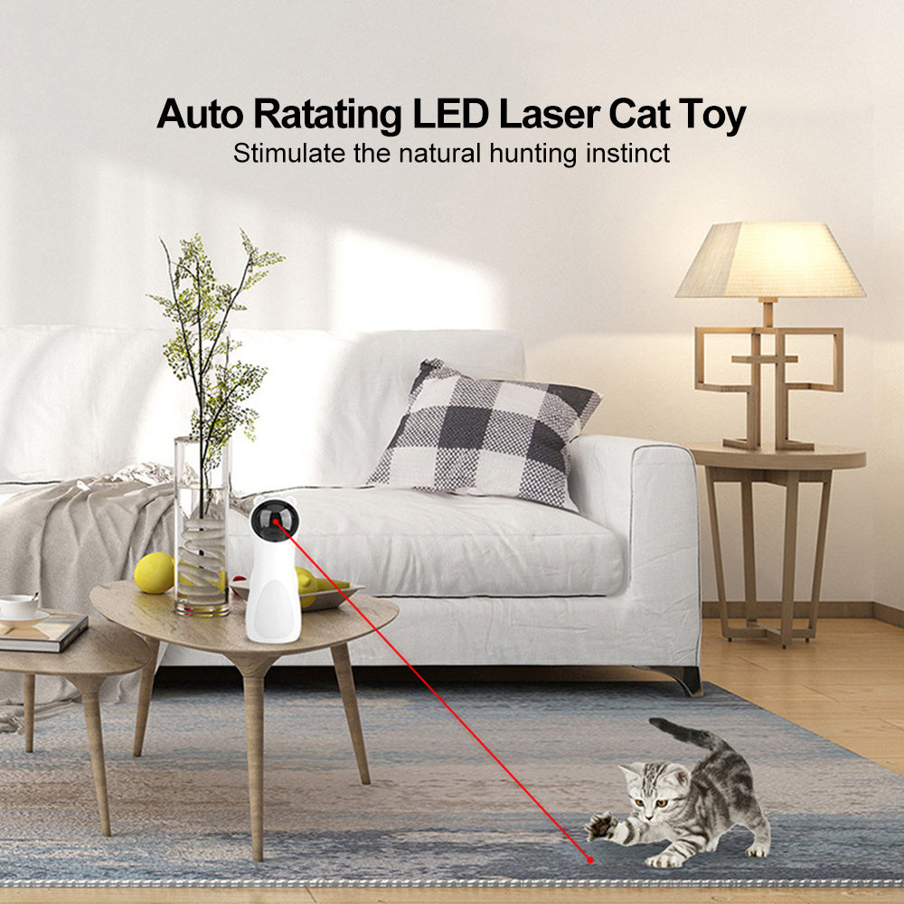 Laser Cat Toy Automatic Interactive Pet Chaser For Cats
