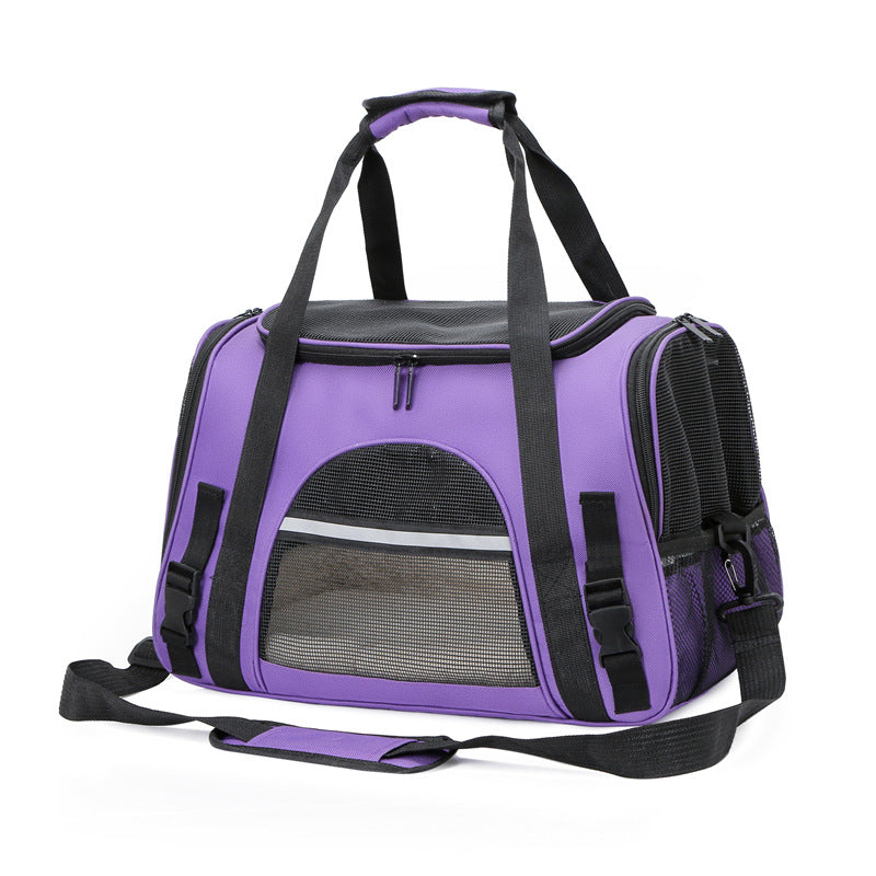 Portable Pet Backpack Breathable Comfortable Travel Carrier Bag