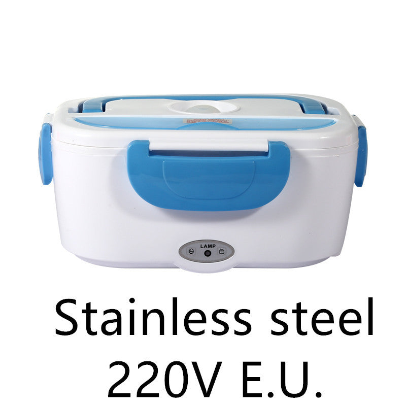 Electric Heated Lunch Box Stainless Steel Food Warmer For School Car Picnic